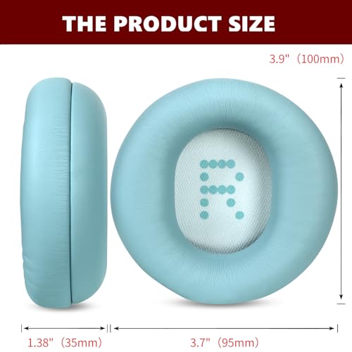 Repuestos almohadillas para oreja para auriculares CMF BY Nothing con cancelación de ruido | Almohadillas de cuero proteico y espuma viscoelástica - Azul miniatura 4