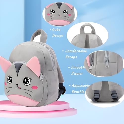 Image of Delicado Cute Small Toddler Kids Backpack Nursery Playschool School Picnic Travelling Bag for Baby Boy Girl Age 2-5 Years