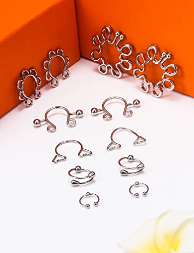 Kadogohno Fake Nipple Piercing Fake Nipple Noose Piercing Fake Nipple Ring Faux Nipple Piercing Fake Nipple Rings Fake Nipple Piercings Faux Nipple Rings For Women Faux Piercing Jewelry #TOP1