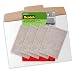 Scotch, FP810-4NA, 4 x 6 inch Felt Pads in Easy to Open Packaging, 4 Pads, Beige