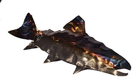 Straight Hand Hammered Fish-Metal Art