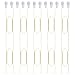 Homezal 10 Pack Plate Hangers, Wall Plate Hangers and 12 Pack Wall Hooks, Compatible Decorative Plates, Antique China, Antique Plates and Art (10 Inch)