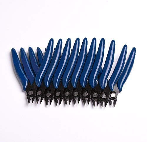 10 paczek 135 cm Plato 170 niebieskie szczypce do cięcia ukośne szczypce do cięcia bocznego szczypce do cięcia drutów do użytku domowego rzemiosła biżuterii (10 sztuk - niebieski)