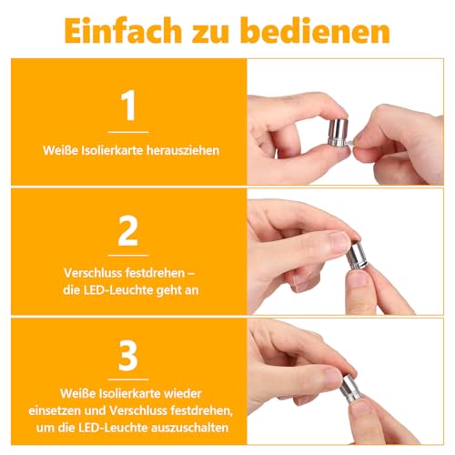 LIHAO 10x Mini LED Ballonlichter Wasserdicht Beleuchtung Warmweiß Ballonlicht Luftballons LED Licht Dekoration für Papierlaternen, Hochzeit, Weihnachten, Party, Geburtstage