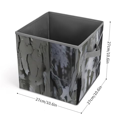 Boîtes de rangement pliables pour étagère 27cm cube anti-désordre