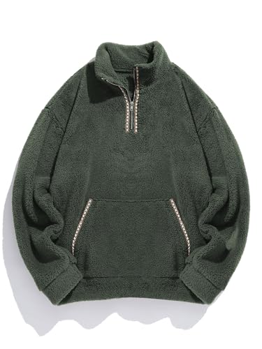 Amazon.com: ZAFUL Unisex Fluffy Polar Fleece Pullover