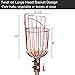 DonSail Fruit Picker Pole Tool with Basket Long Handle, 35-65 Inch Adjustable Apple Orange Picker Pole Tool with Basket for Avocado Acorn Lemon Pear Mango Tree Picker