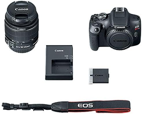 Canon EOS Rebel T7 DSLR Travel Bundle with 58mm 2X Telephoto, Wide Angle Lens + Two Lexar 633x 64GB Video Memory Cards + Compact Monopod + Table Tripod+ Filter Kit + Extra Battery + Padded Camera Bag+