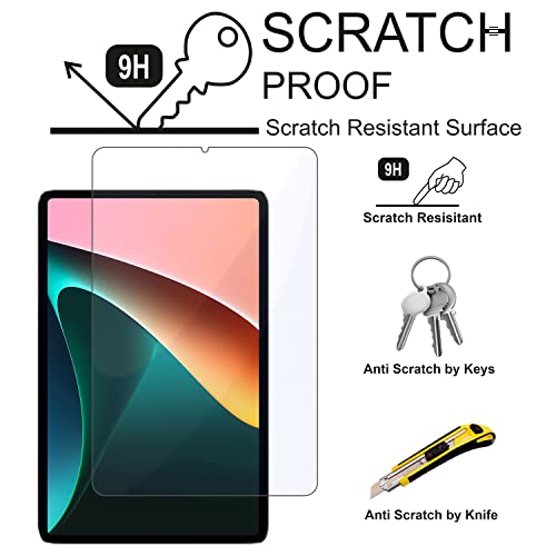 Image of Tempered Glass Screen Guard For Xiaomi Mi Pad 5 / Xiaomi Mi Pad 5 Pro (11 inch Inch) Smartphone (Transparent) (With Easy Installation Kit) (Pack Of 1)