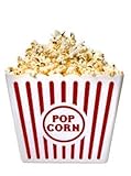 TheLeague Large Plastic Popcorn Container/Bucket- 8.75' wide X 7.25' deep