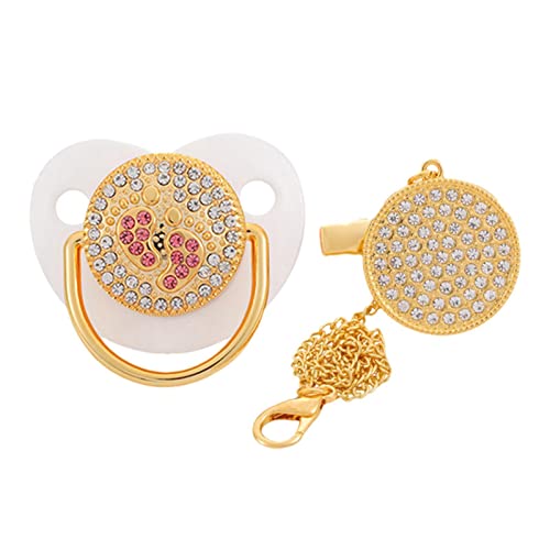 Chupeta de silicone | Diamond Binkies para a estabilidade emocional do bebê - Chupetas noturnas de 6