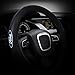 Plasticolor 006743R01 Ford Genuine Leather Steering Wheel Cover