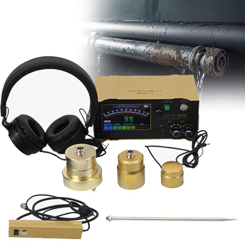 Detector de Fugas de Agua subterránea,Sensor De Fuga De Agua Preciso Y Confiable para Pisos, Paredes,sensor para reducir los residuos de fugas de agua