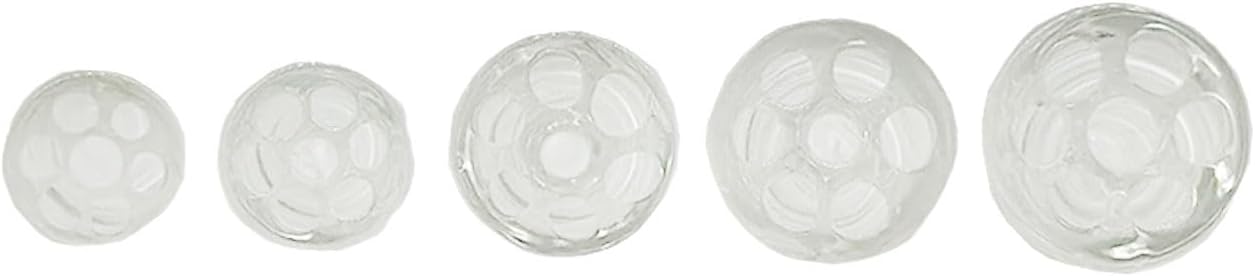 Glass Tips- 8mm, 10mm, 12mm Sizes (Glass Tips) (8,9,10,11,12mm -5 Pack)