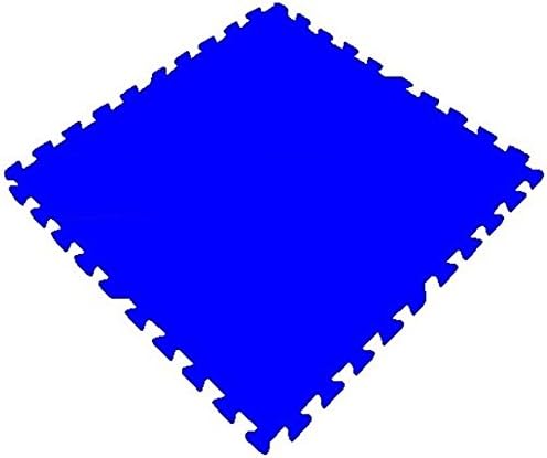 Get Rung Fitness Mat with Interlocking Foam Tiles for Gym Flooring. Excellent for Pilates, Yoga, Aerobic Cardio Work Outs and Kids Playrooms. Perfect Exercise Mat(Blue, 1008SQFT)
