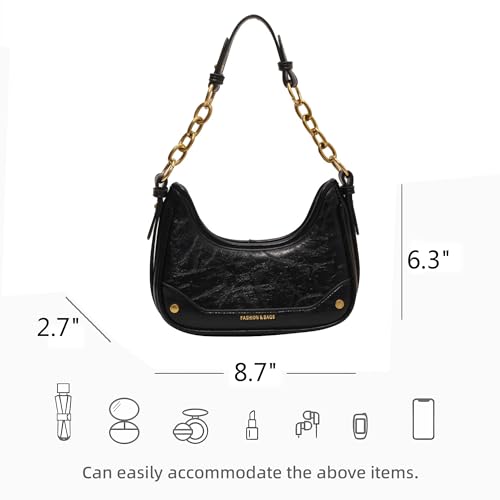 Hobo Bags for Women Shoulder Clutch Bags Vintage Slouchy Shoulder Bag Leather Purse Armpit Tote2