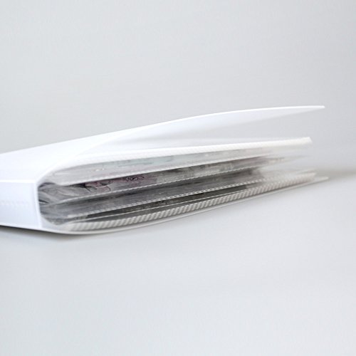 Clear Stamps Storage Folder Paper Craft Keeper Cards Storage Album Can Hold 40Pcs Clear Stamps 3.8"X5" 2 Per Page Clear Stamps Dies Organizer #TOP2