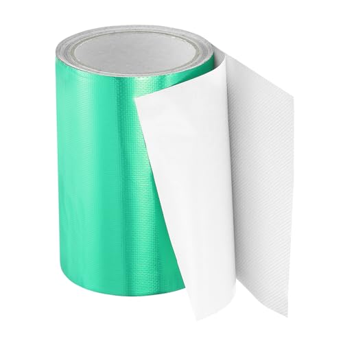 Image of PATIKIL Awning Repair Tape 6 inch x 26ft Waterproof Canvas Tape High Adhesive Tear Repair Patch Kit for PVC Tarpaulin Tent Awning Fabric RV Sail Boat Cover, Green