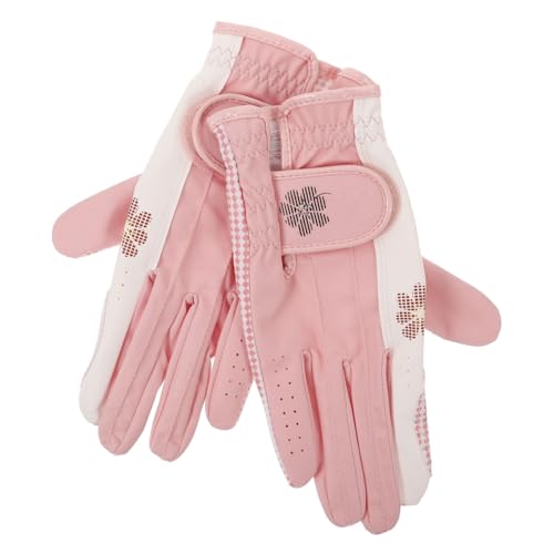 Guantes de golf para mujer con diseño transpirable de malla para lluvia