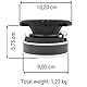 1 DS18 PRO-TW320 super hochtöner aus schwarzem Aluminium mit 250 watt rms und 500 watt max von 10,20 cm Durchmesser impedanz 4 ohm empfindlichkeit 107 db, 1 stück + Einbaukondensator