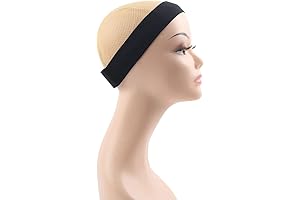 22 Inch Black Wig Melt Band For Natural Hairline