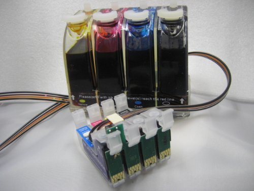 Gigablock CIS CISS Continuous Ink Supply System For Epson Expression XP 410 XP 400 XP 200 XP 300 WF-2520 WF-2530 WF-2540