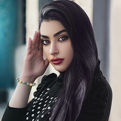 SOOWOOT Triple Protection Bracelet - Energy Healing Citrine & Hematite Set for Men and Women, Bringing Luck, Wealth & Prosperity4