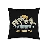 Jellico Tennessee Mountain Sunset Sunrise TN Throw Pillow
