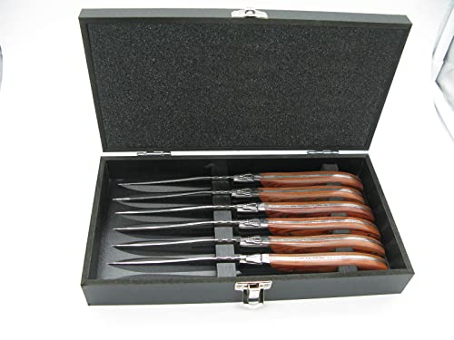 La Mejor Selección de Cuchillos para la carne - 5 favoritos. 48 Juego de 6 cuchillos para carne marca HIBOU
