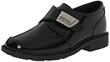 Loafer in Lack-Finish mit tonalen Nähten und Mönchriemen mit Logo-Plakette.