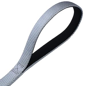 24 Inches Short Jogging Dog Short Leash with Sturdy Nylon Webbing Lead. (24 Inches, Ultimate Grey) 24 Inches Short Jogging Dog Short Leash with Sturdy Nylon Webbing Lead. (24 Inches, Ultimate Grey)