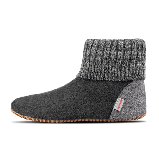 GIESSWEIN Wildpoldsried Kids, Hüttenschuhe Unisex-Kinder, Anthrazit 019, 30 EU