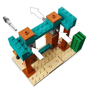 Amazon.co.jp - レゴ® マインクラフト 邪悪な村人の砂漠パトロール 21267