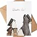 Dog Graduation Card, Class of 2025, Funny Vet Graduation Card (Handmade, Premium Quality Card)