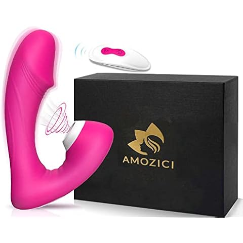 Masajeador AMOZICI Ŝạtisfyęr sùcciønadør pro 5 original con 9x9 Modos Ŝạtisfayęr Femènịnô Vérdạderö Ṽïbràdorädőr Ṃujęr con Mando Ŝạtisfacęr Jṳgṳetęs Ḗrótɨcṓs para Ṗaręja Ŝęxṳalęs Carga USB magnética Cover