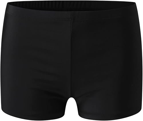 Miniatura 4 de American Swimsuit Womens Swimsuit Solid Color Two Piece Split Bathing Suit High Waist Women Swim Shorts with