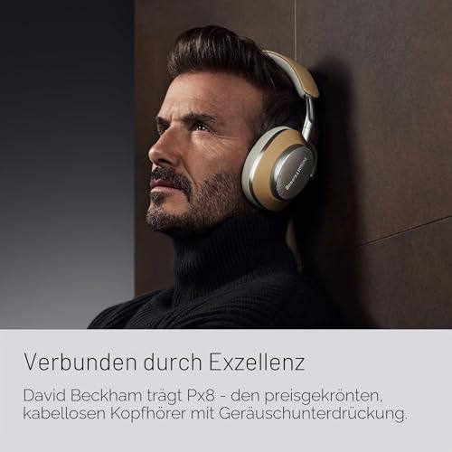 Bowers & Wilkins Px8 Noise-Cancelling Over-Ear-Kopfhörer, Beige – Ansicht 3