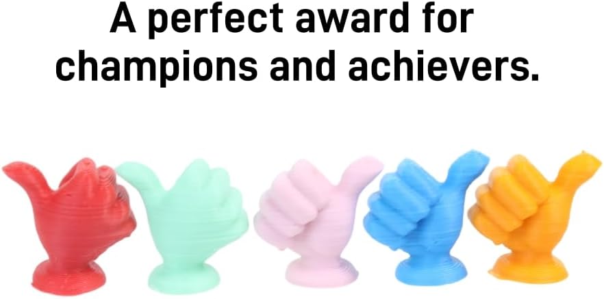 30 Pcs Thumbs Up Trophy Mini Award Tiny Good Job Statue Desk Funny Gift