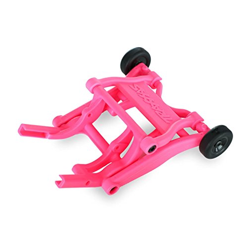 Wheelie bar rose Traxxas kit complet de rechange Stampede Rustler