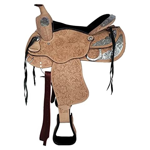 Western Sillín Texas de piel de búfalo de alta calidad Full Quarter Cover