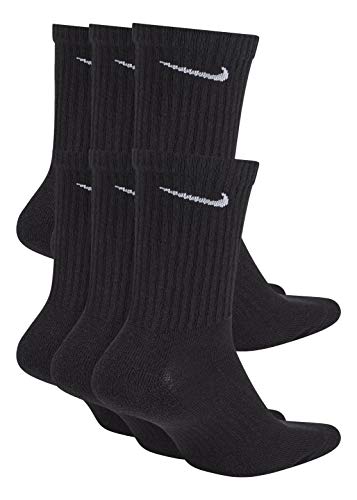 Nike Men's Dri-Fit Training Cotton Cushioned Crew Socks (6 Pair) (Black, Medium (6-8) Men/(8-12) Women) - Image 3