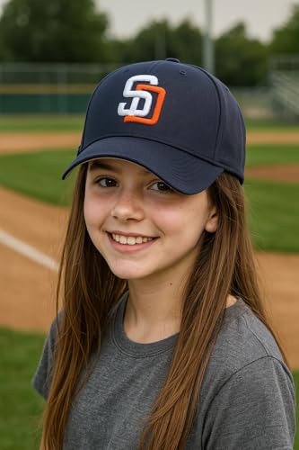 Gorra ajustable azul marino para niños San Diego miniatura 4