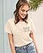 AMWIPE Faith Over Fear Shirt Womens Christian Tshirts Religious Sayings Tees Vintage Bible Verse Inspirational Tee Tops Beige