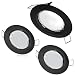 Produktbild Lex Collective 3 x LED GU10 Modul Einbaustrahler Set 3W Einbauleuchte Deckenspot Rund Dimmbar 230V 55mm Bohrung Warmweiß (Schwarz)