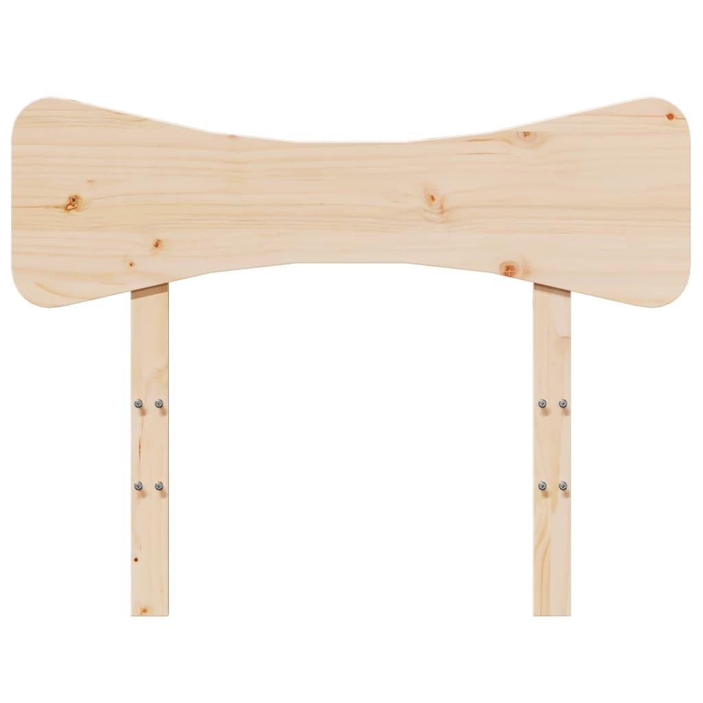 Cabecero de 100 cm de madera de pino maciza de diseño moderno cama resistente para dormitorio dormitorio juvenil cabecero pino sin tratar respaldo mientras lee televisión