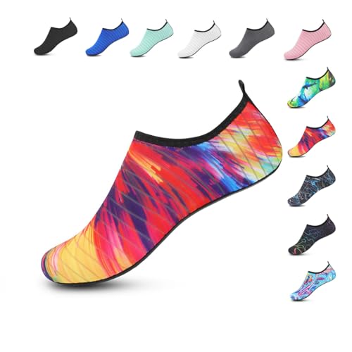 Water Shoes Aqua Swim Shoes Mens Womens Beach Sports Quick Dry Barefoot for Boating Fishing Diving Surfing