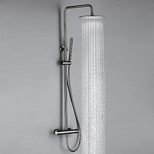 Robinet de salle de bain avec inverseur et mitigeur thermostatique