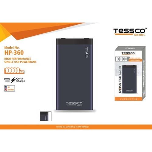 Image of TESSCO HP-360 - 10000 MAH Quick Charge Power Bank