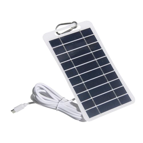 Portable Solar Panel - Ring Doorbell Solar Panel - 2W 5V Outdoor Camera Solar Charger - 360 Degree Adjustable Doorbell Solar Charging Panel, USB Electrical Appliances Solar Charger for Camera