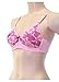 Mamia White Apparel Women's Wire Free Laced Full Cup Bras (Pack of 6)